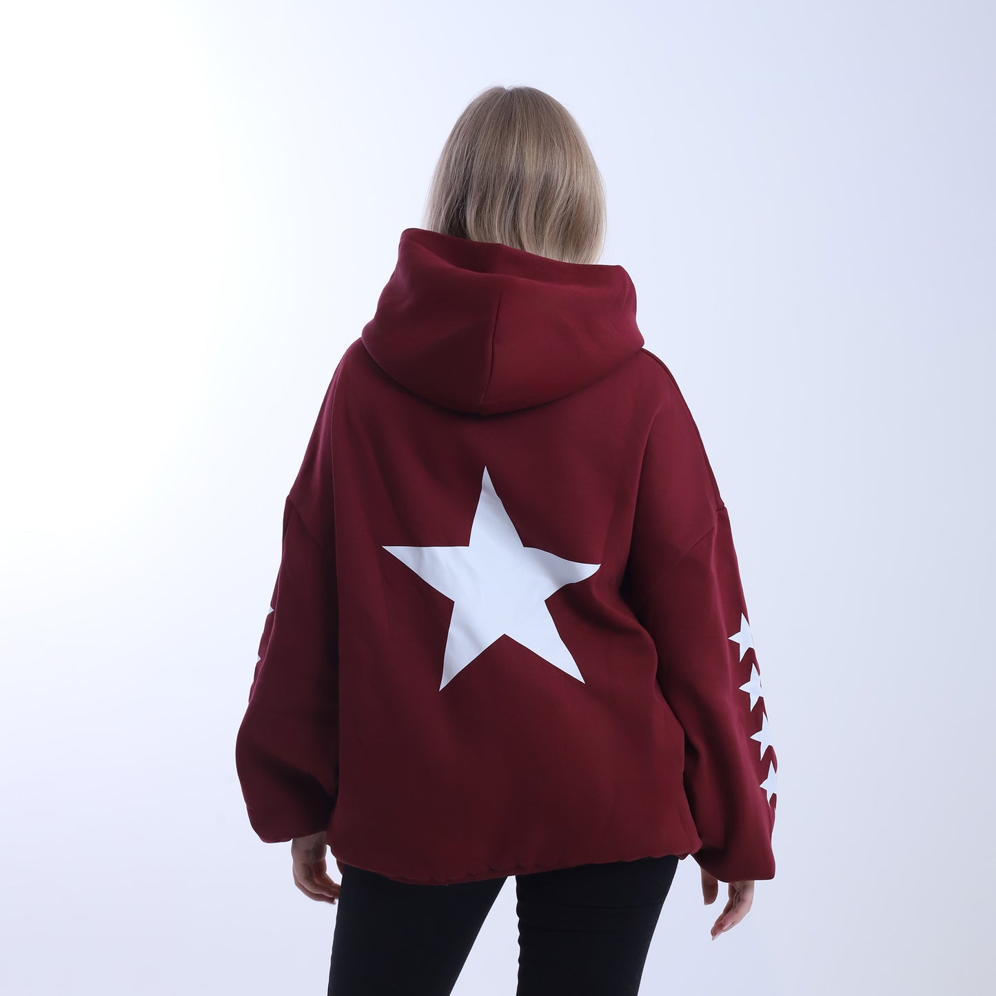 Printed Star Hoodie