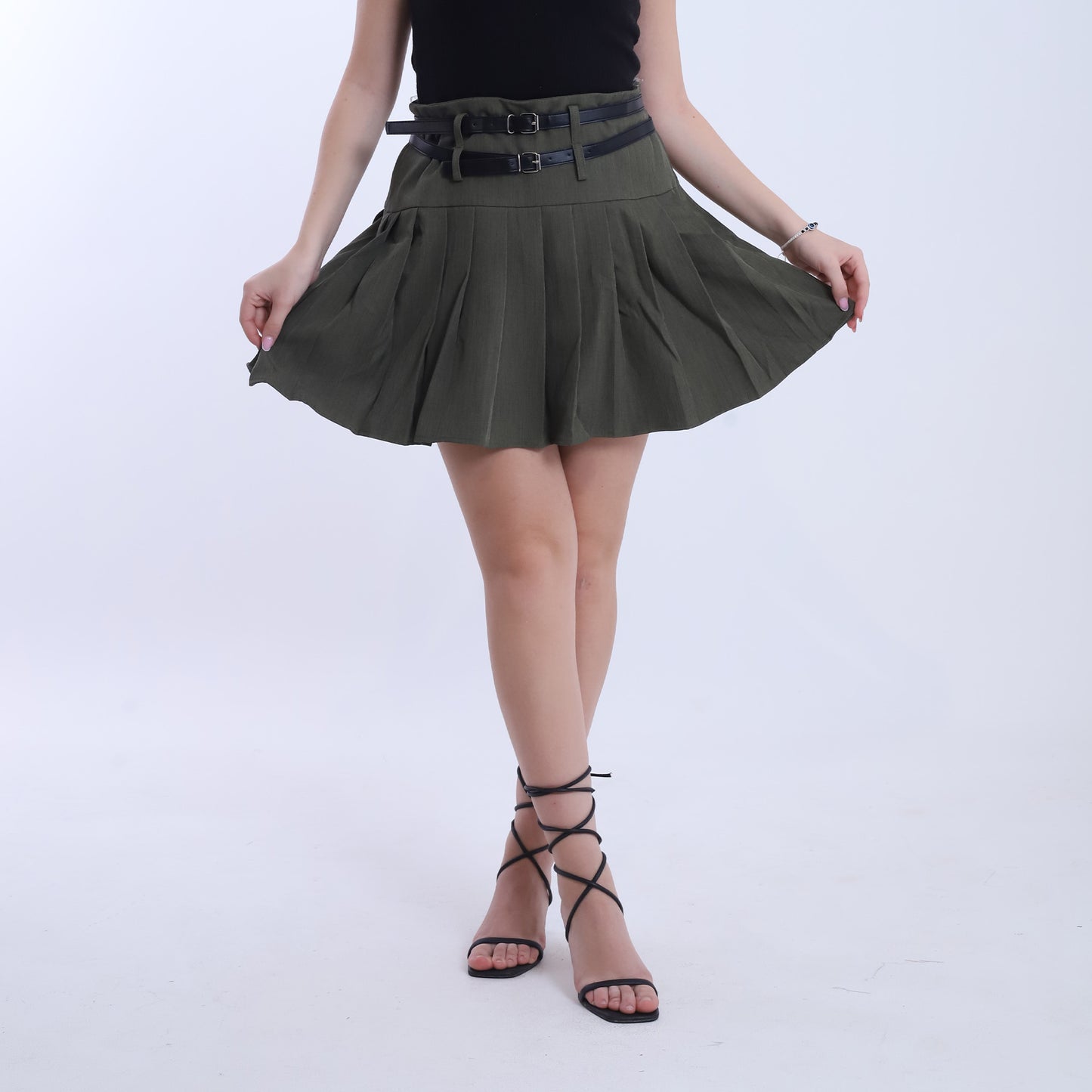 Belted Skirt