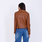 Havana Casual Leather Jacket