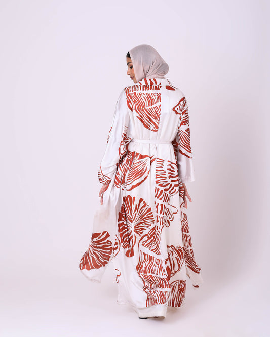 Off-White Printed Kimono