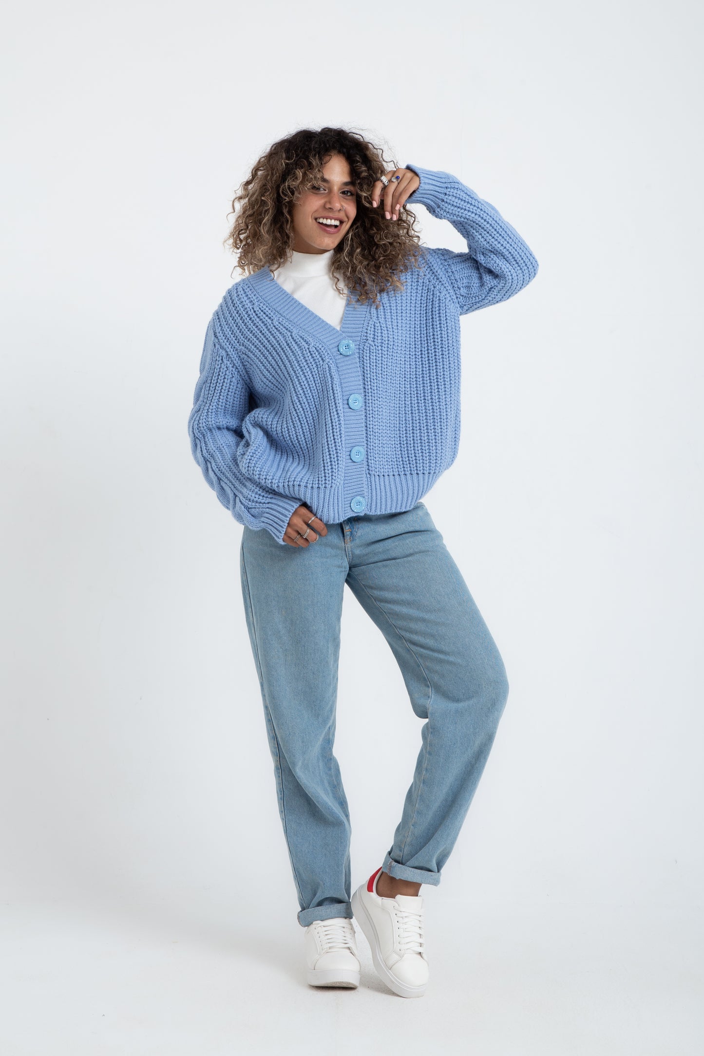 Light Blue Knitted Sweater