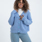 Light Blue Knitted Sweater