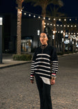 Soft Wool Pullover with Stripes