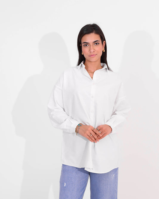 White Classic Cotton Shirt