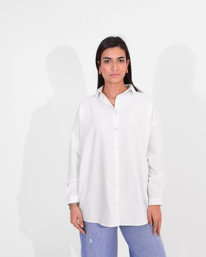 White Classic Cotton Shirt