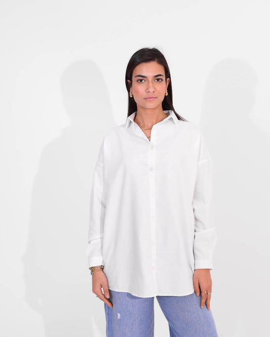 White Classic Cotton Shirt
