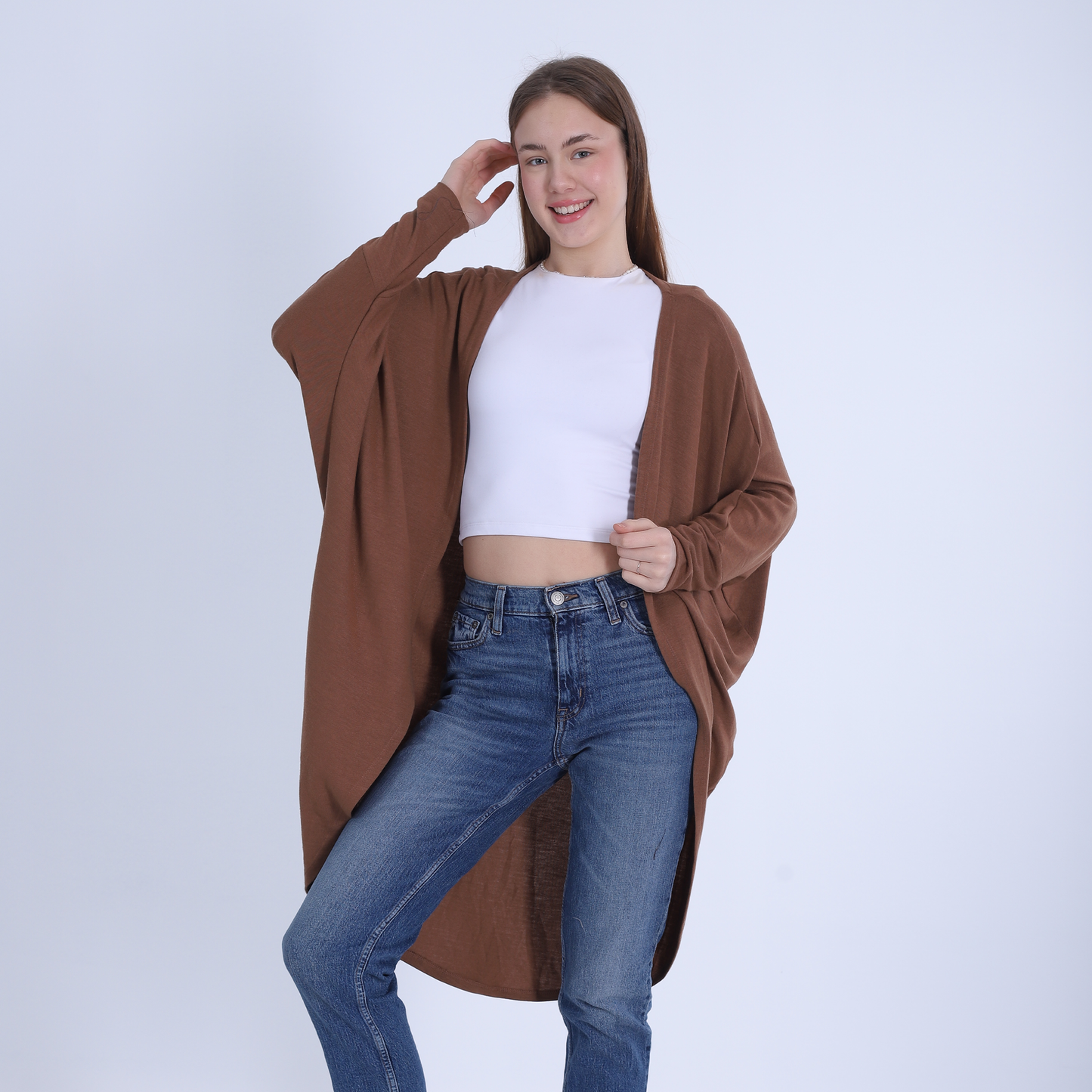 Comfy Basic Long Cardigan