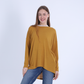 Mustard Comfy High-Low Pullover