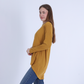 Mustard Comfy High-Low Pullover