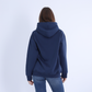 Navy Soft Melton Basic Hoodie