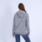 Gray Soft Melton Basic Hoodie