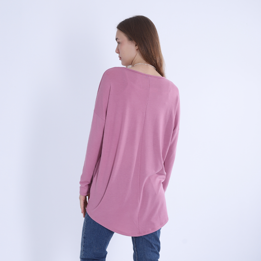 Cashmere Comfy High-Low Pullover