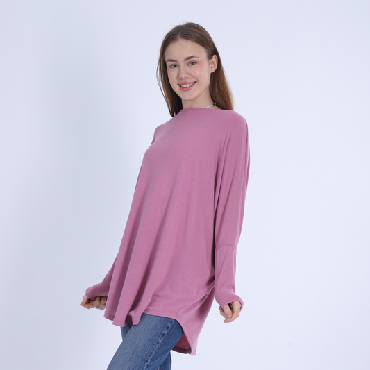 Cashmere Cozy Plain Pullover