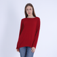 Burgundy Comfy High-Low Pullover