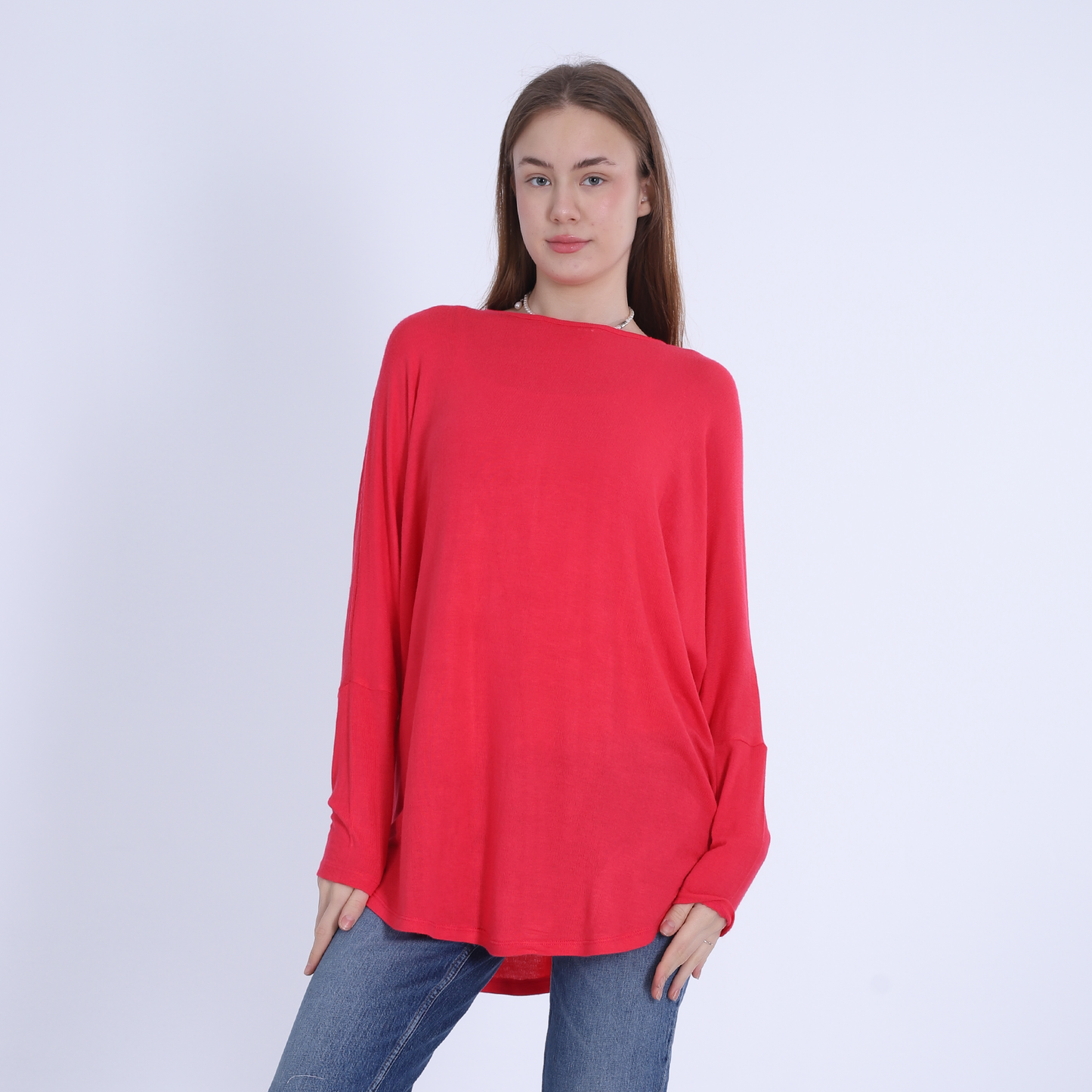 Fuchsia Cozy Plain Pullover