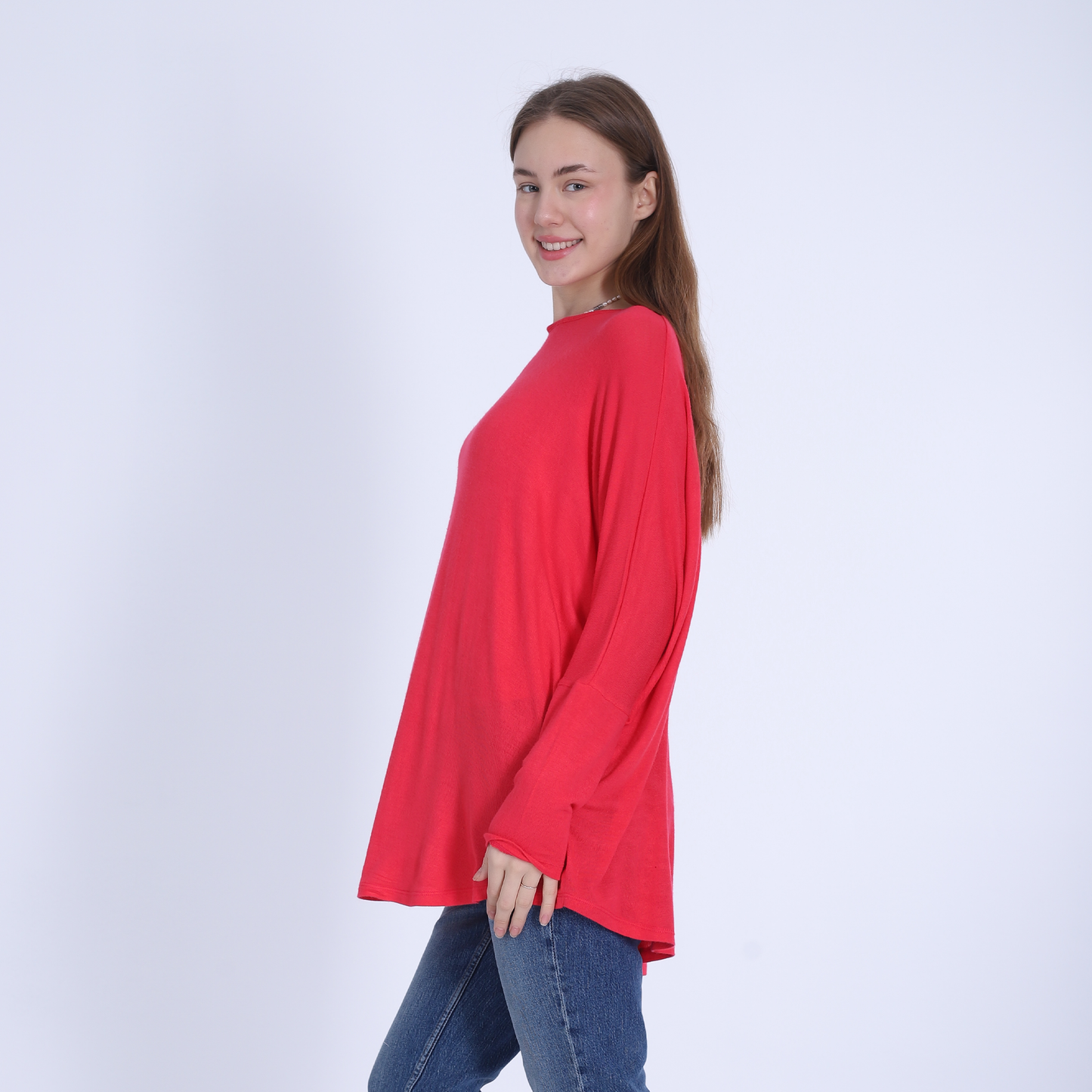 Fuchsia Cozy Plain Pullover