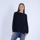 Navy Comfy High-Low Pullover