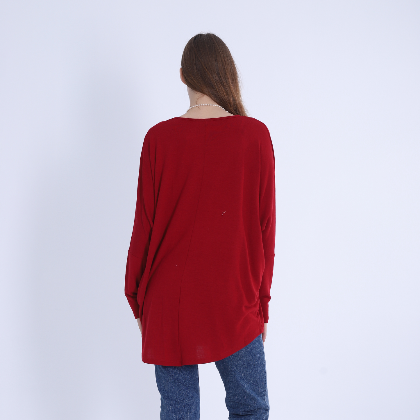 Burgundy Cozy Plain Pullover