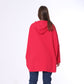 Fuchsia Oversized Melton Hoodie