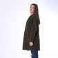 Olive Oversized Melton Hoodie