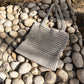 Beige Perforated Crochet Shoulder Bag