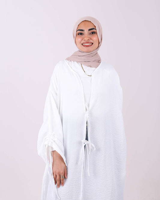 Shirt Dress with Bow Tie