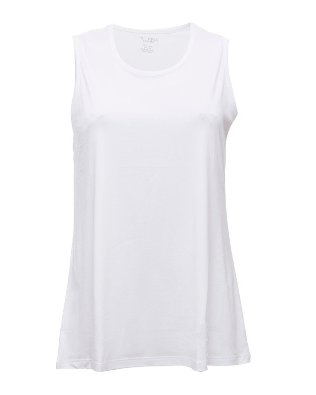 Sleeveless Crew Neck T-Shirt