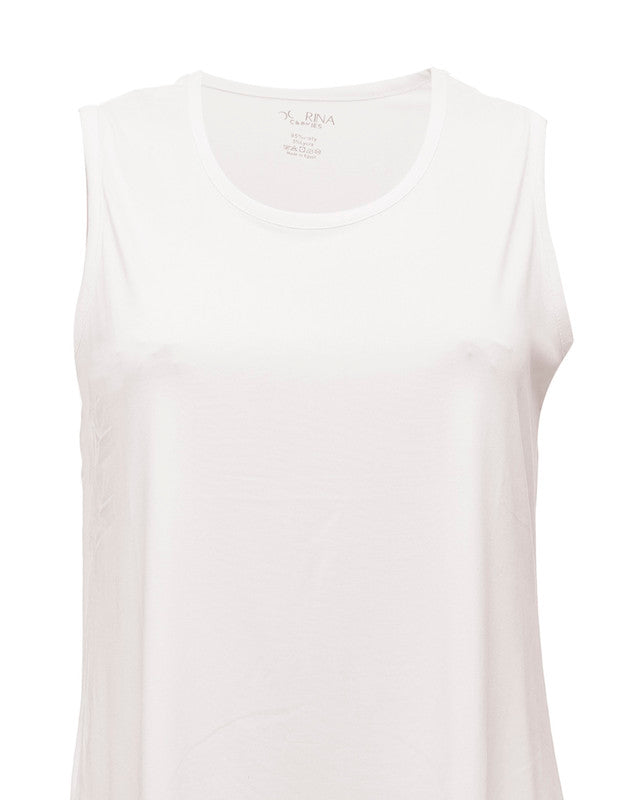 Sleeveless Crew Neck T-Shirt