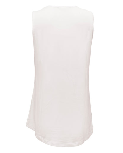 Sleeveless Crew Neck T-Shirt