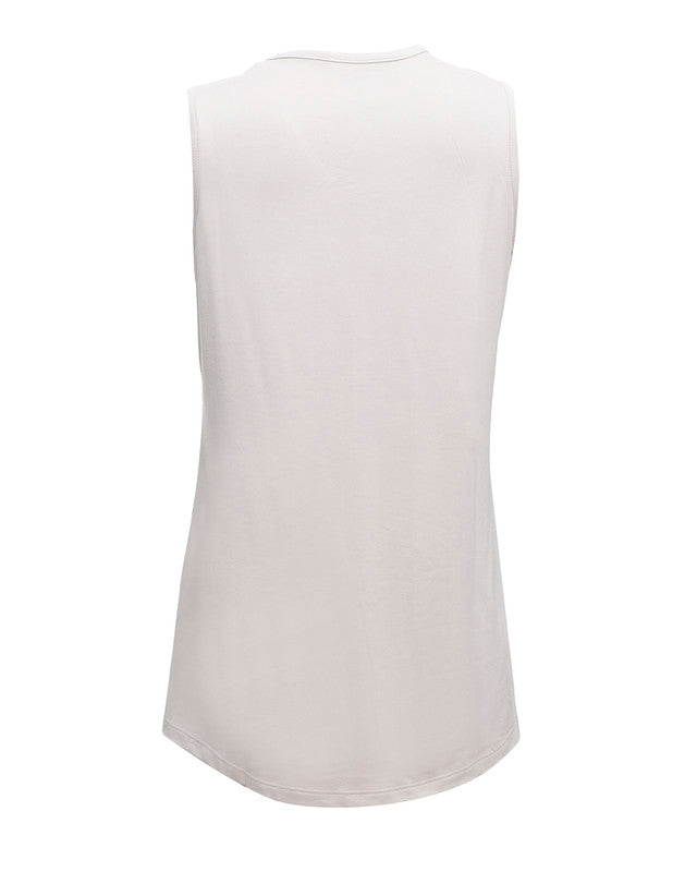 Sleeveless Crew Neck T-Shirt