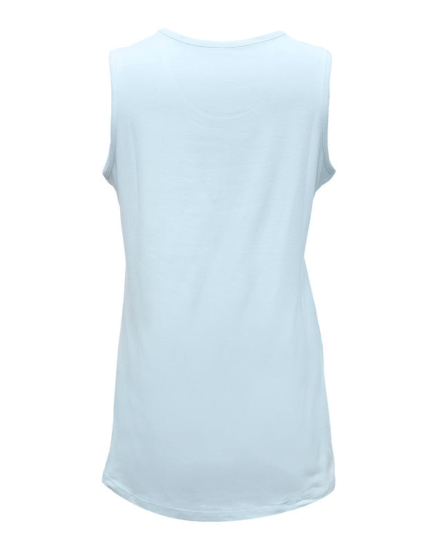 Sleeveless Crew Neck T-Shirt