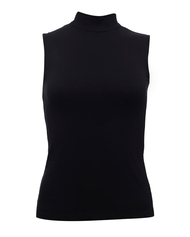 High Neck Sleeveless Top