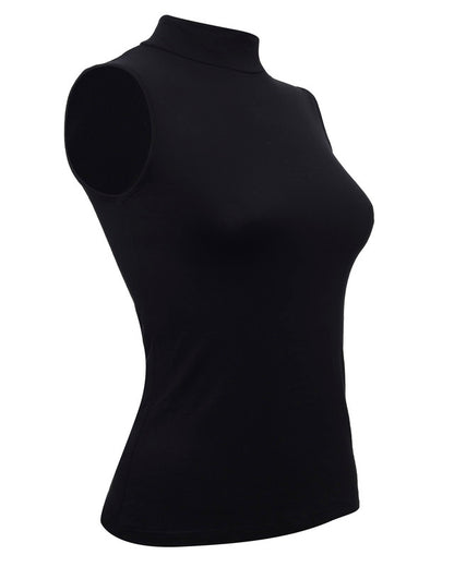 High Neck Sleeveless Top