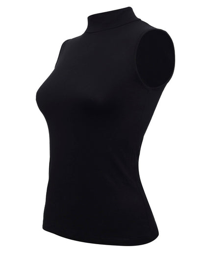 High Neck Sleeveless Top