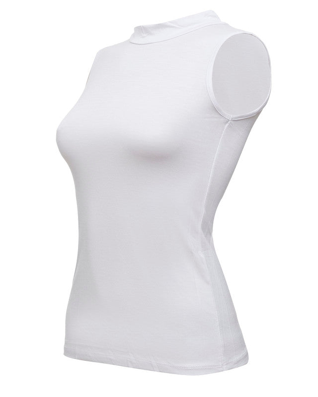 High Neck Sleeveless Top