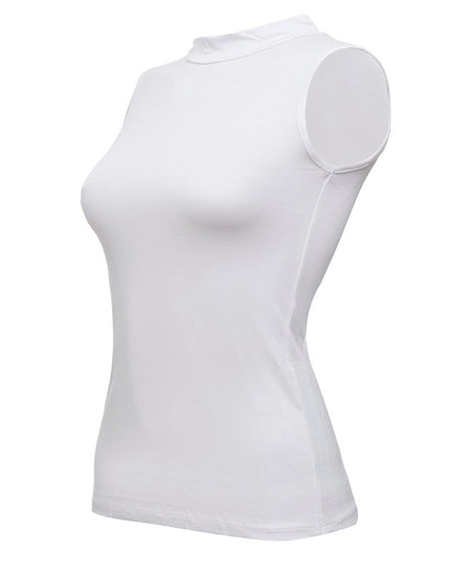 High Neck Sleeveless Top