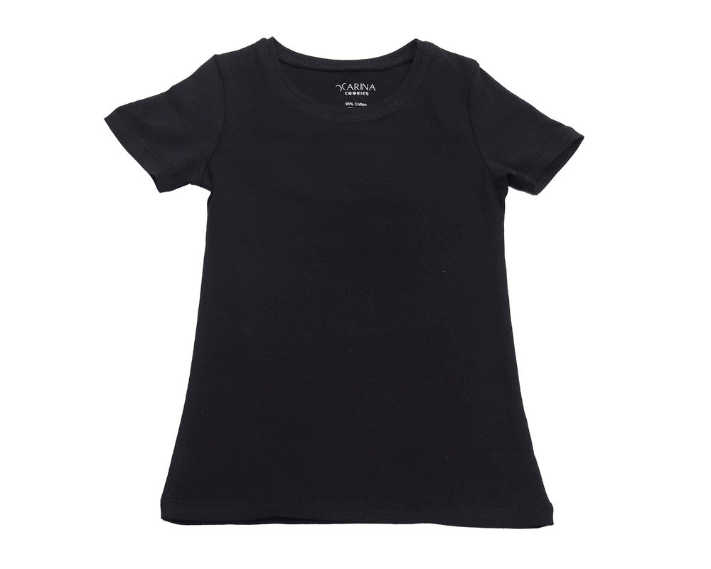 Girly Round Neck Short Sleeves Top