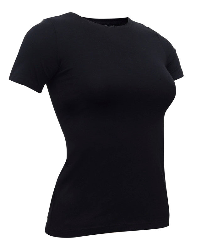 Round Neck Short Sleeves Top