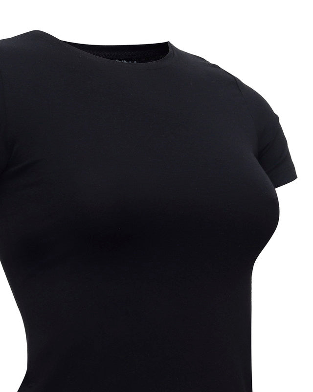 Round Neck Short Sleeves Top