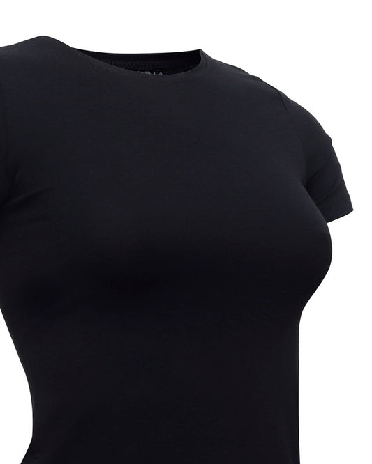 Round Neck Short Sleeves Top