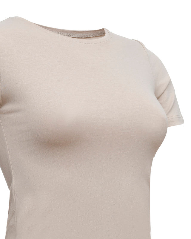 Round Neck Short Sleeves Top