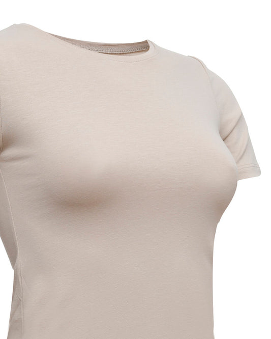 Round Neck Short Sleeves Top