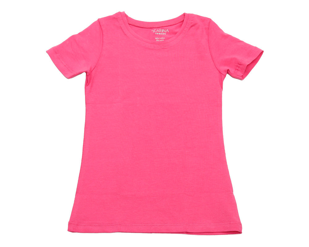 Girly Round Neck Short Sleeves Top