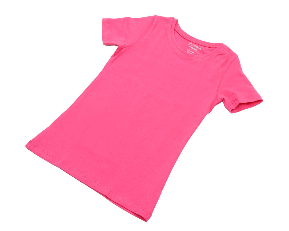 Girly Round Neck Short Sleeves Top