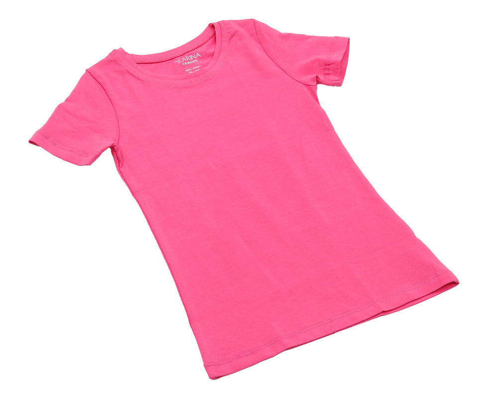 Girly Round Neck Short Sleeves Top