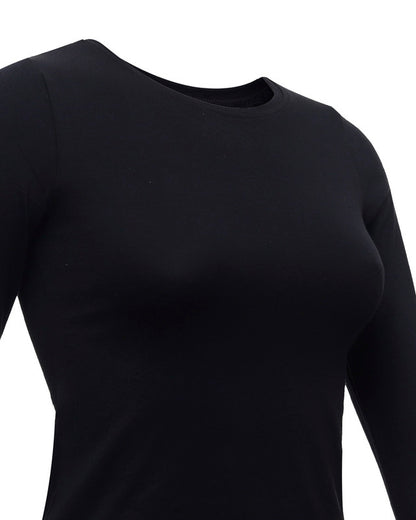 Round Neck Long Sleeve Top