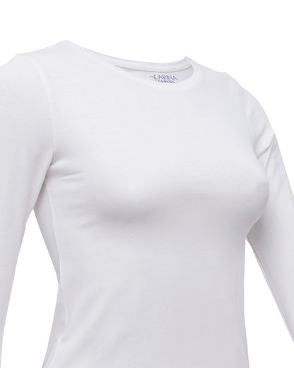 Round Neck Long Sleeve Top
