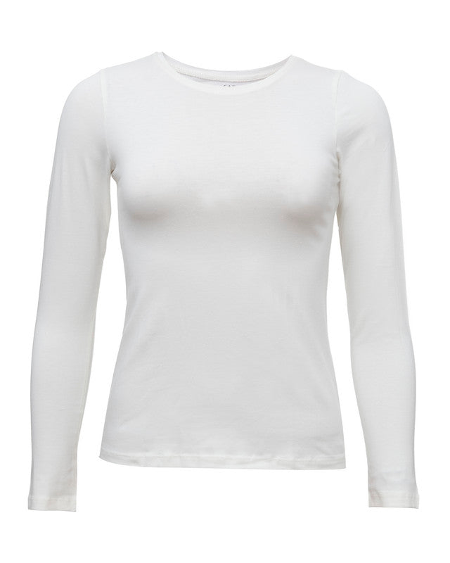 Round Neck Long Sleeve Top