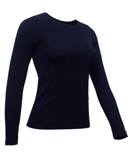 Round Neck Long Sleeve Top