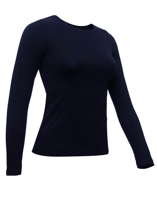 Round Neck Long Sleeve Top